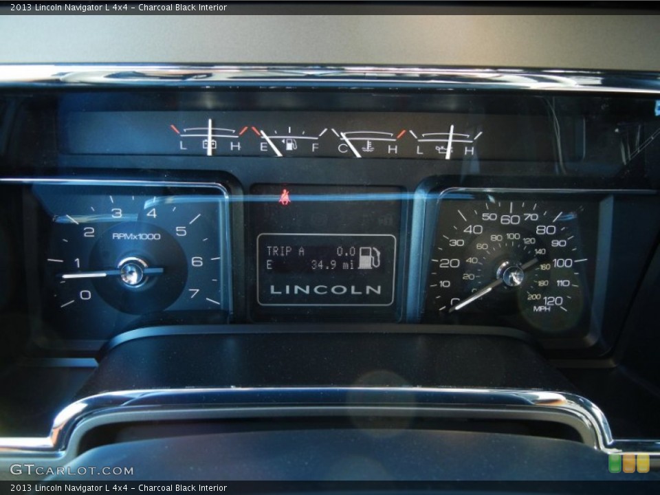 Charcoal Black Interior Gauges for the 2013 Lincoln Navigator L 4x4 #76662765