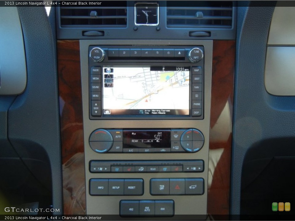 Charcoal Black Interior Controls for the 2013 Lincoln Navigator L 4x4 #76662783