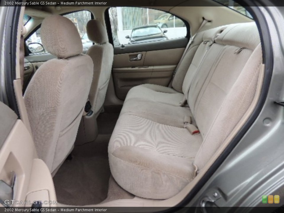 Medium Parchment Interior Rear Seat for the 2002 Mercury Sable GS Sedan #76663920