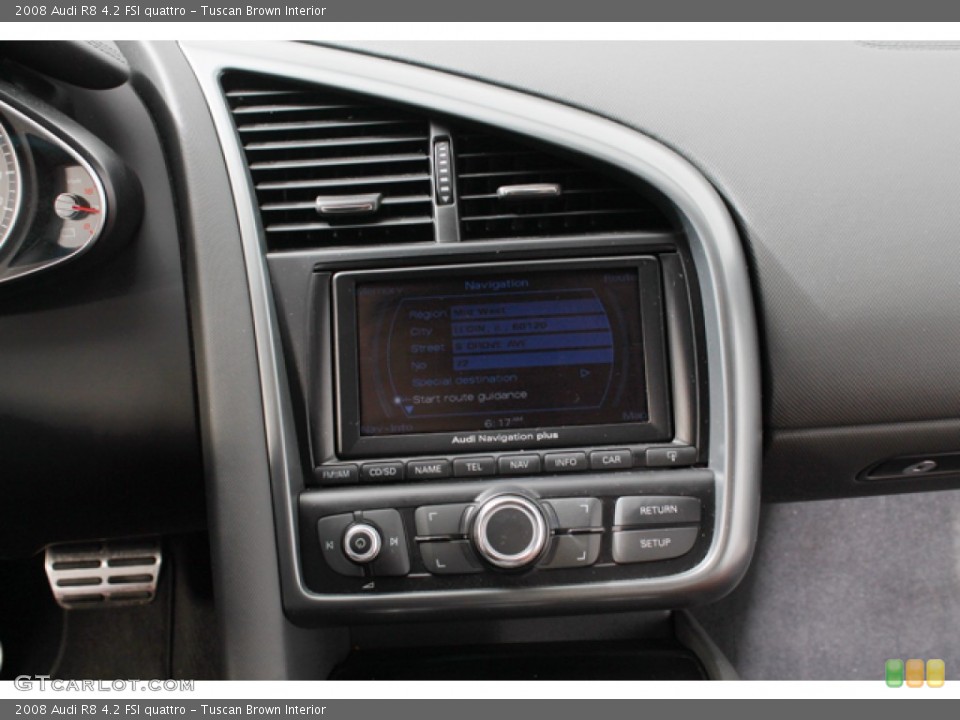 Tuscan Brown Interior Controls for the 2008 Audi R8 4.2 FSI quattro #76665675