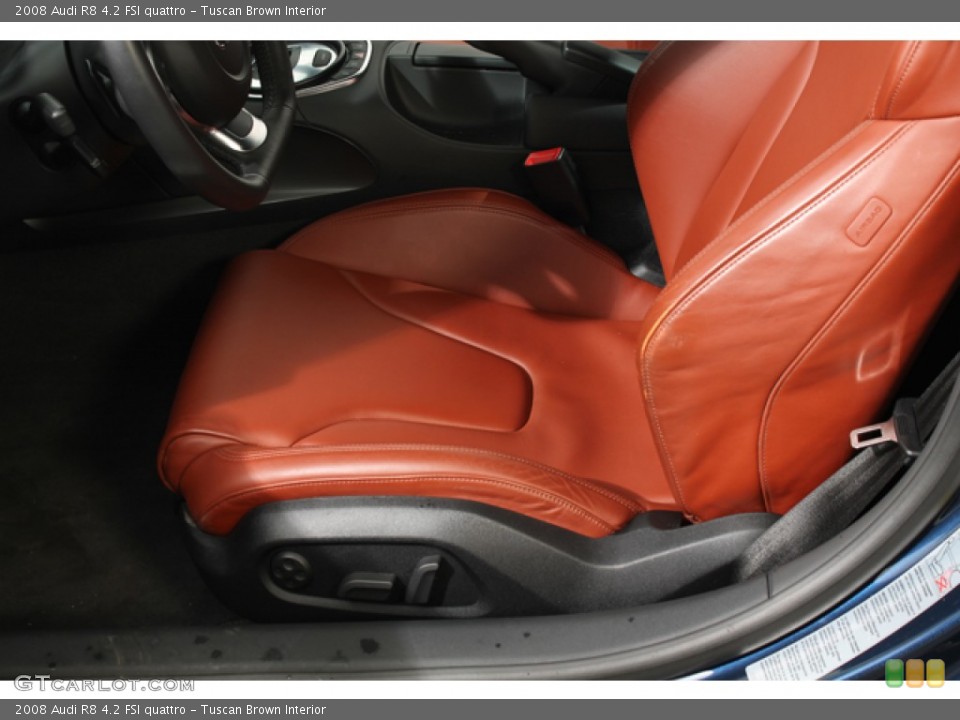 Tuscan Brown Interior Front Seat for the 2008 Audi R8 4.2 FSI quattro #76665839