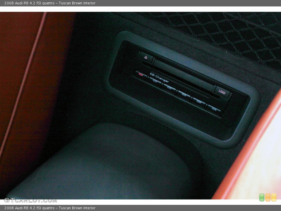 Tuscan Brown Interior Audio System for the 2008 Audi R8 4.2 FSI quattro #76665853