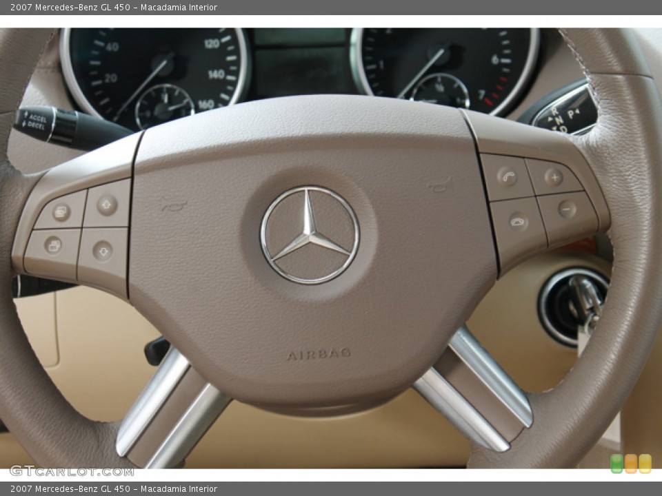 Macadamia Interior Steering Wheel for the 2007 Mercedes-Benz GL 450 #76667358