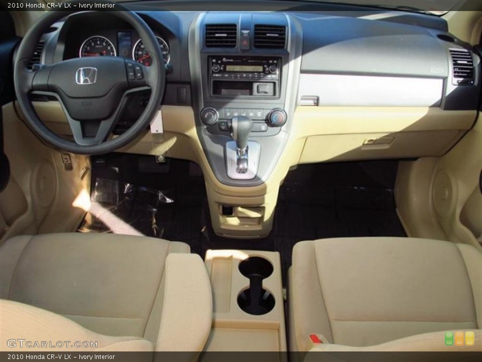 Ivory Interior Dashboard for the 2010 Honda CR-V LX #76668285