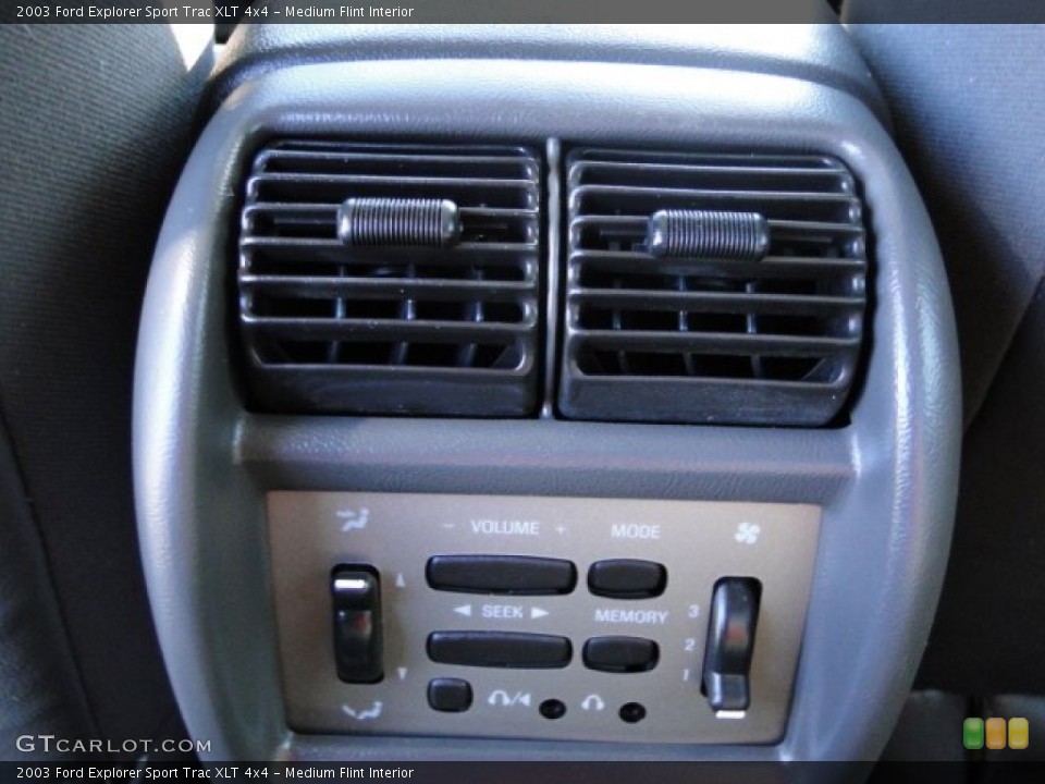 Medium Flint Interior Controls for the 2003 Ford Explorer Sport Trac XLT 4x4 #76668288