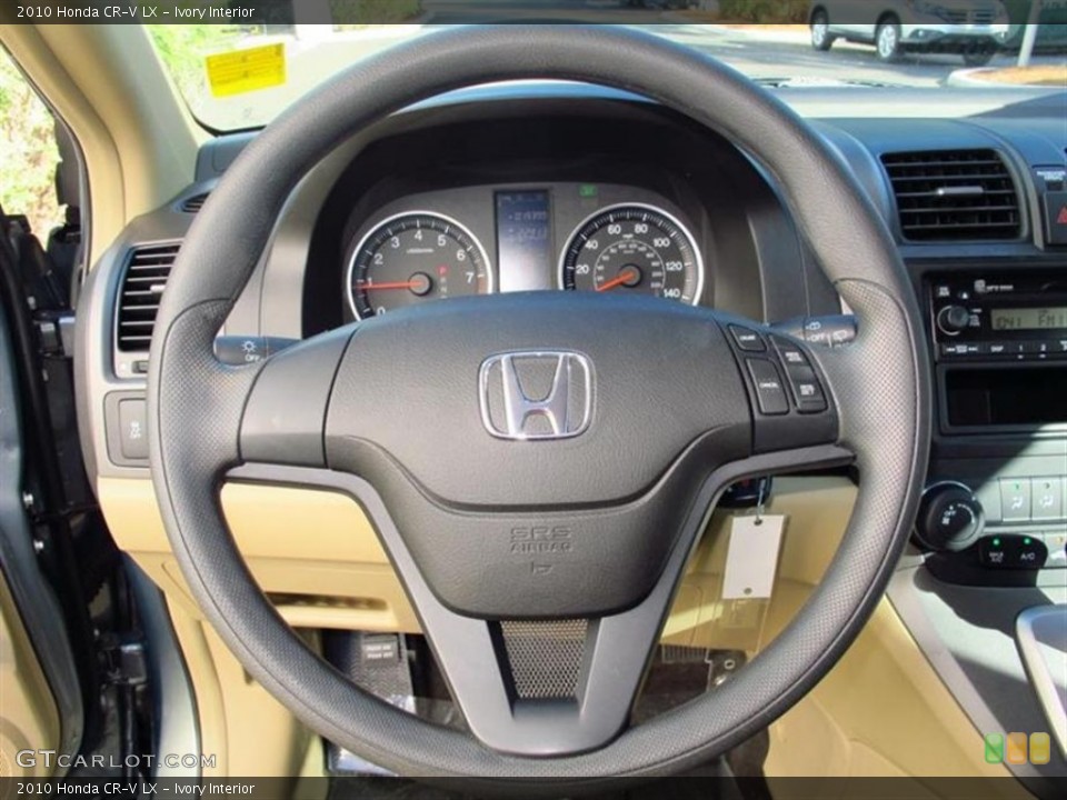 Ivory Interior Steering Wheel for the 2010 Honda CR-V LX #76668711