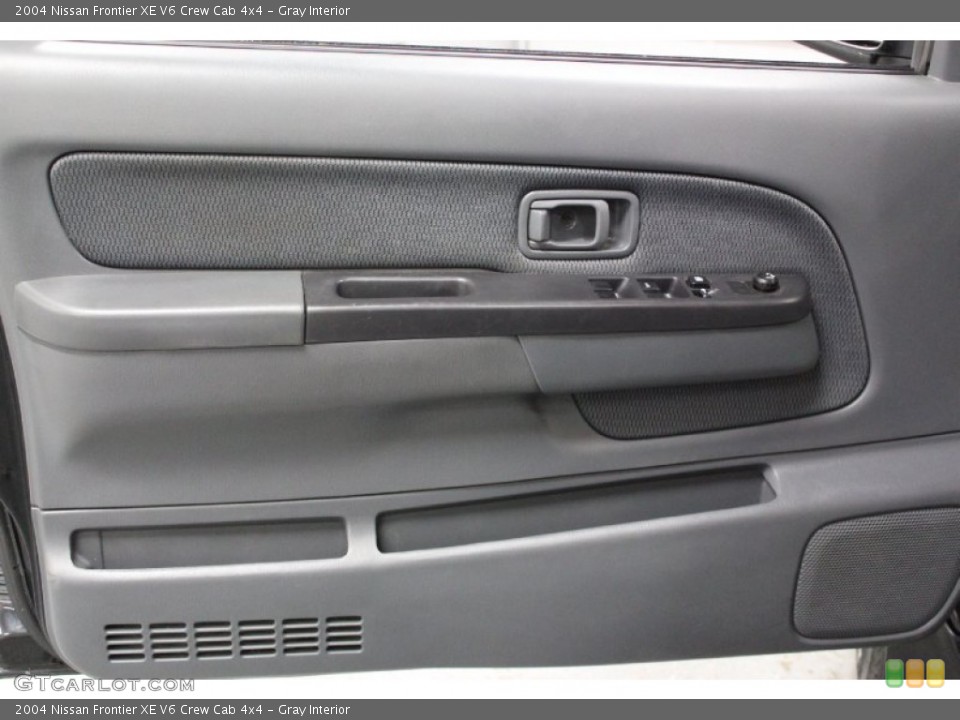 Gray Interior Door Panel for the 2004 Nissan Frontier XE V6 Crew Cab 4x4 #76668813