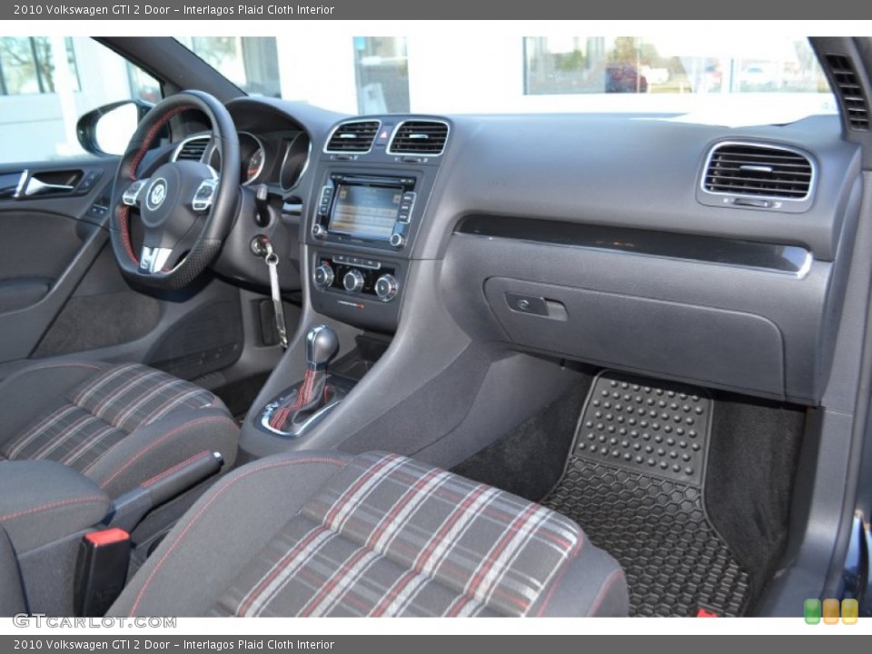 Interlagos Plaid Cloth Interior Dashboard for the 2010 Volkswagen GTI 2 Door #76668942