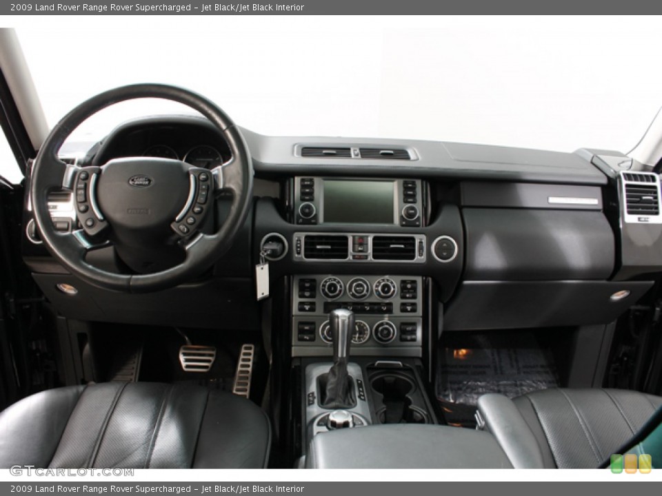 Jet Black/Jet Black Interior Dashboard for the 2009 Land Rover Range Rover Supercharged #76669911