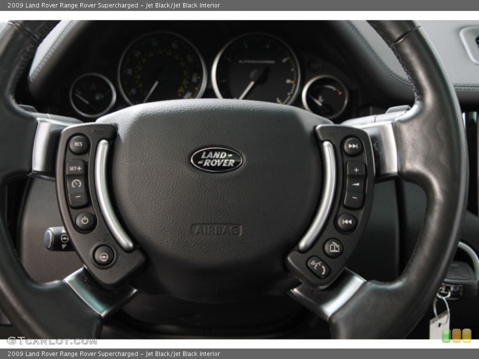 Jet Black/Jet Black Interior Controls for the 2009 Land Rover Range Rover Supercharged #76669965
