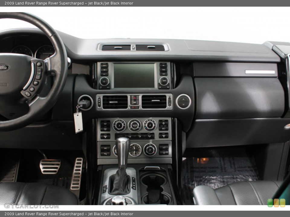 Jet Black/Jet Black Interior Dashboard for the 2009 Land Rover Range Rover Supercharged #76669986