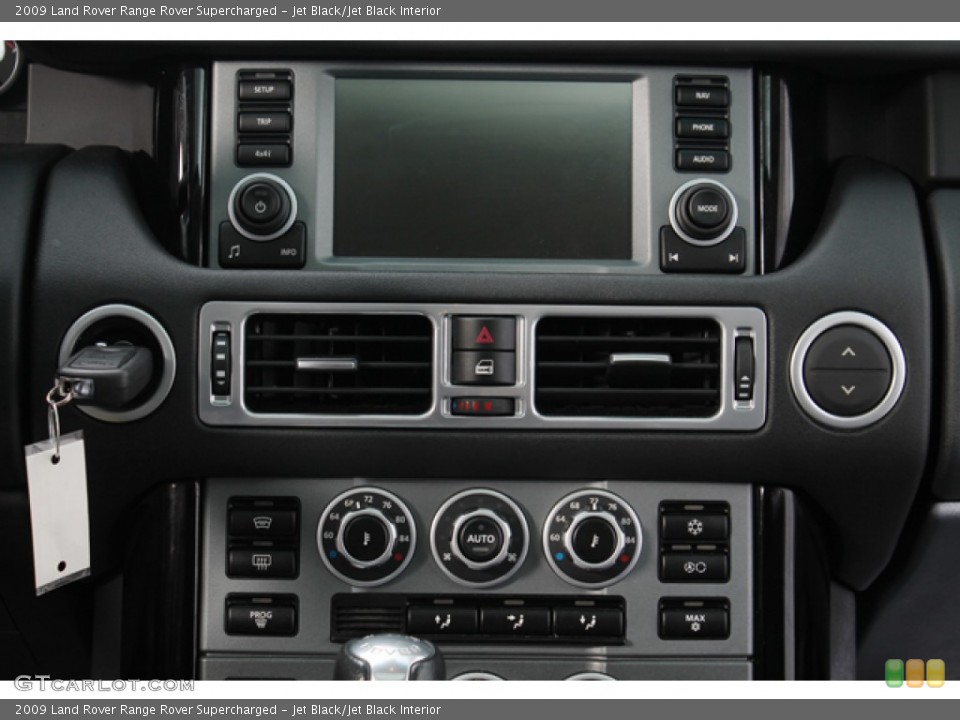 Jet Black/Jet Black Interior Controls for the 2009 Land Rover Range Rover Supercharged #76670004