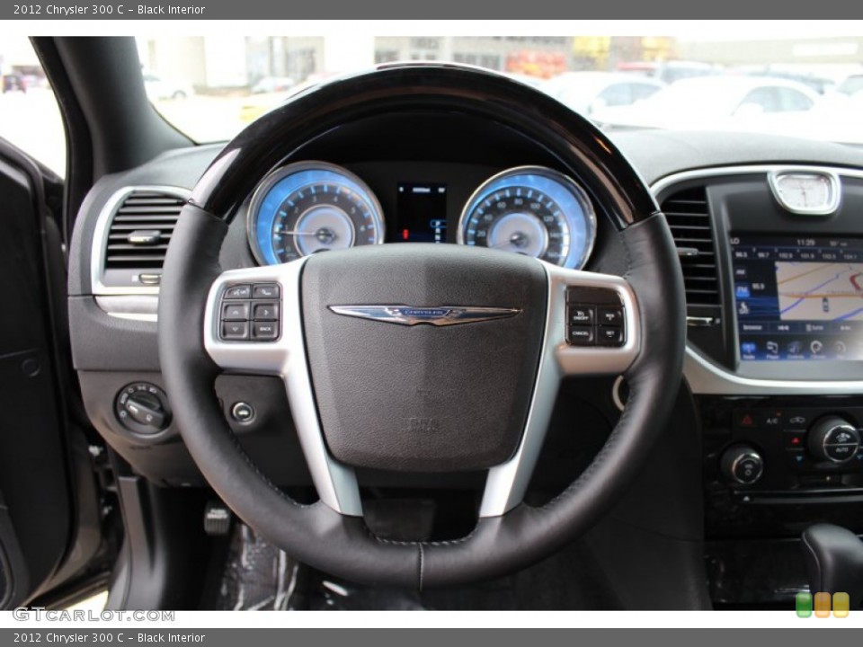 Black Interior Steering Wheel for the 2012 Chrysler 300 C #76671028