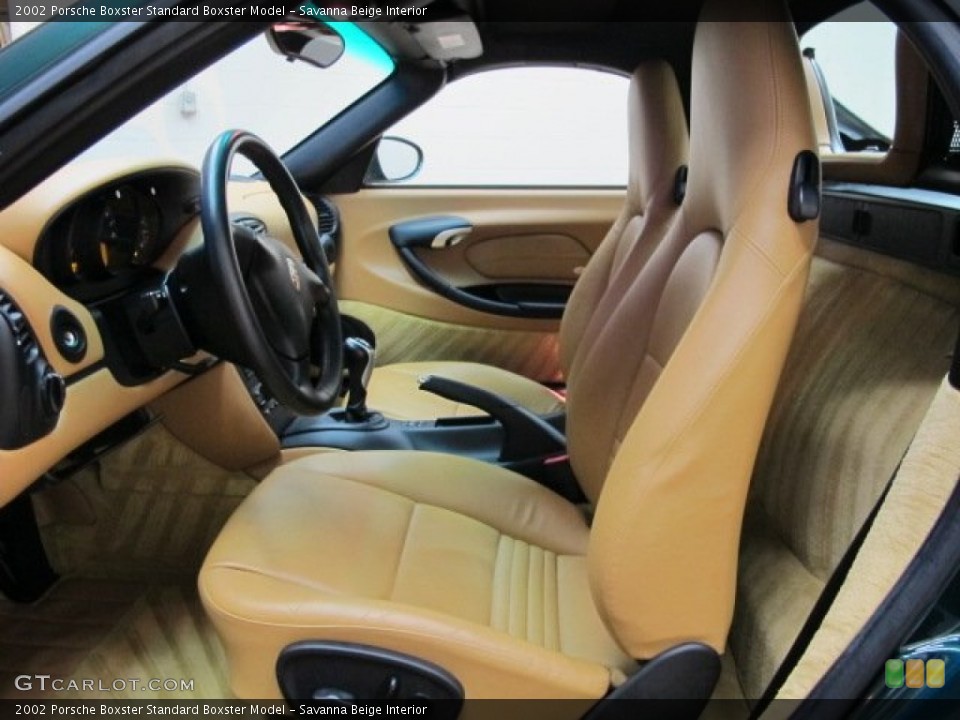 Savanna Beige Interior Front Seat for the 2002 Porsche Boxster  #76671069