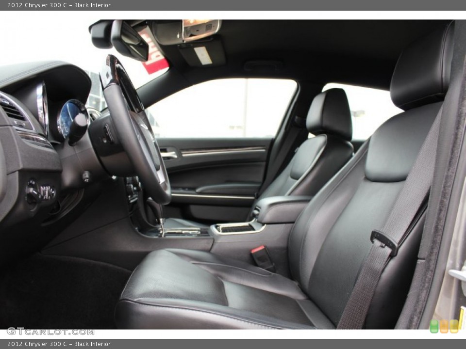 Black Interior Front Seat for the 2012 Chrysler 300 C #76671075
