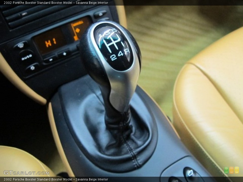 Savanna Beige Interior Transmission for the 2002 Porsche Boxster  #76671125