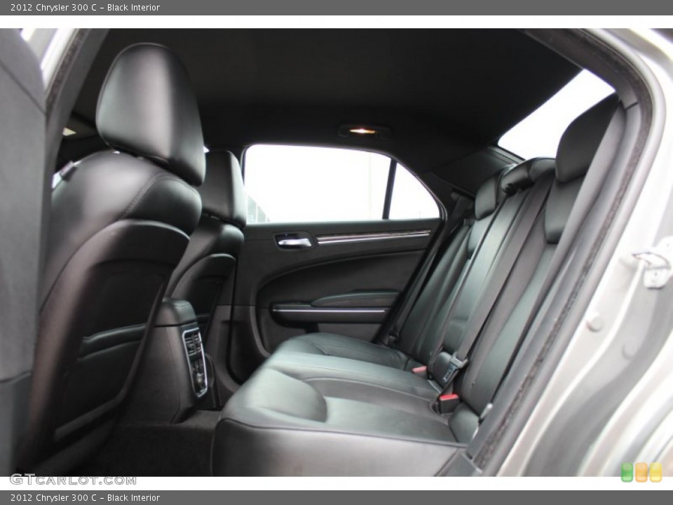 Black Interior Rear Seat for the 2012 Chrysler 300 C #76671135
