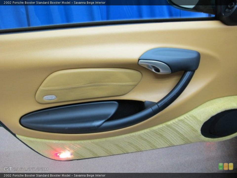Savanna Beige Interior Door Panel for the 2002 Porsche Boxster  #76671225