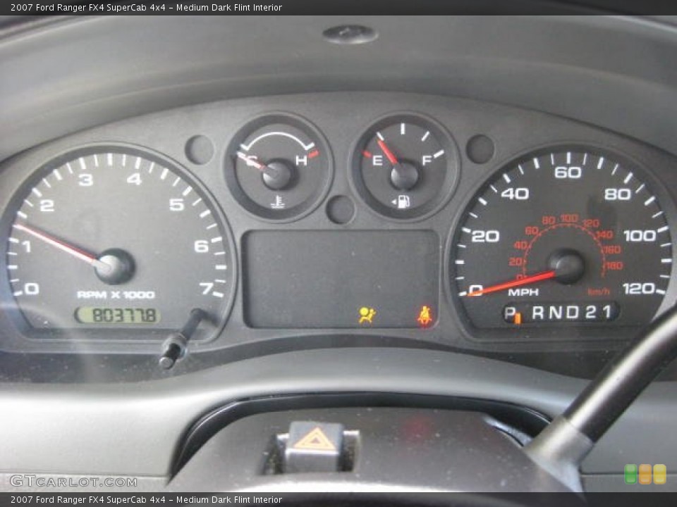 Medium Dark Flint Interior Gauges for the 2007 Ford Ranger FX4 SuperCab 4x4 #76671416