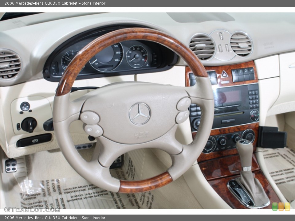 Stone Interior Steering Wheel for the 2006 Mercedes-Benz CLK 350 Cabriolet #76672560