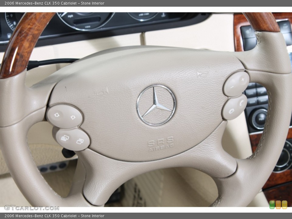 Stone Interior Steering Wheel for the 2006 Mercedes-Benz CLK 350 Cabriolet #76672578