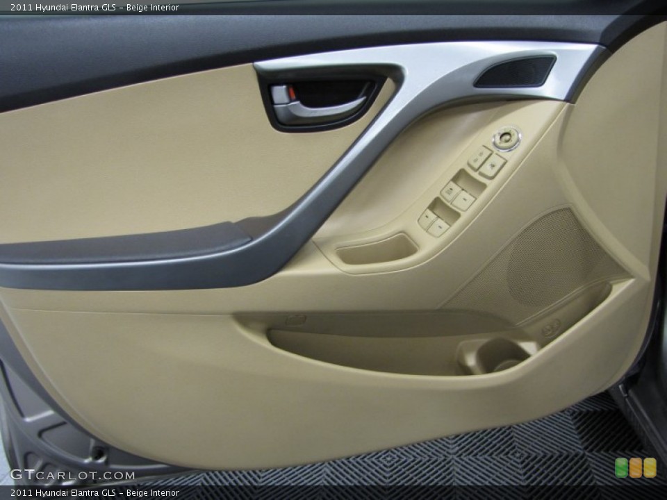 Beige Interior Door Panel for the 2011 Hyundai Elantra GLS #76673959