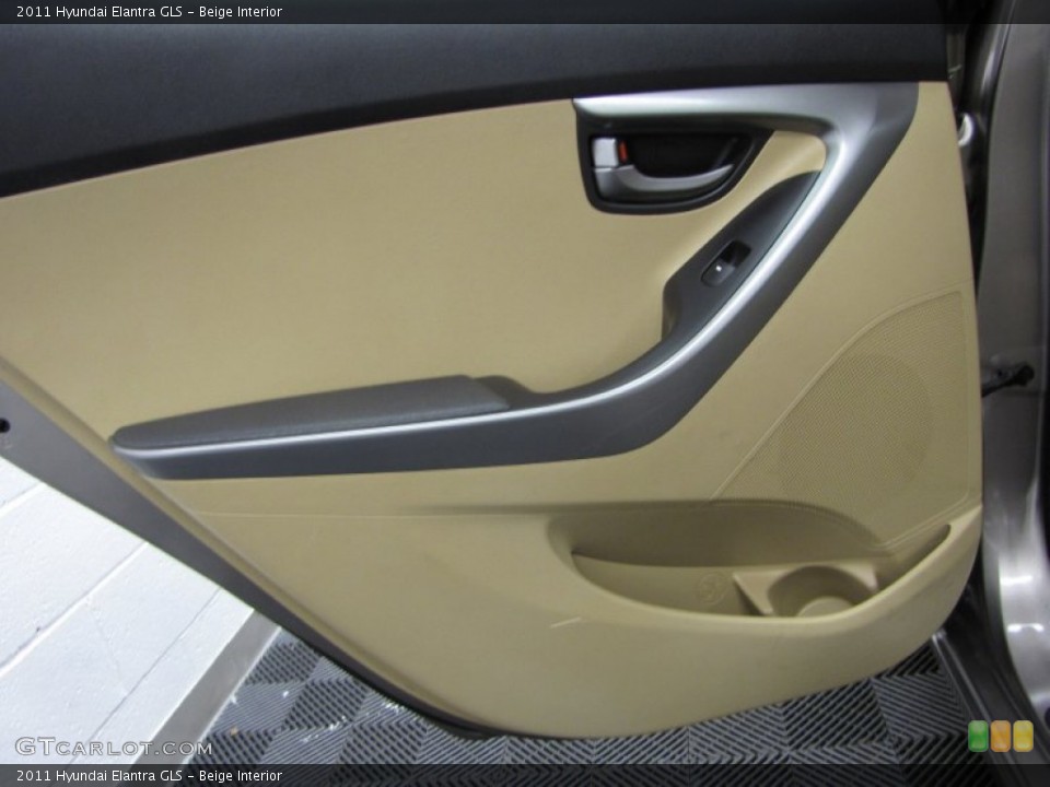 Beige Interior Door Panel for the 2011 Hyundai Elantra GLS #76673985