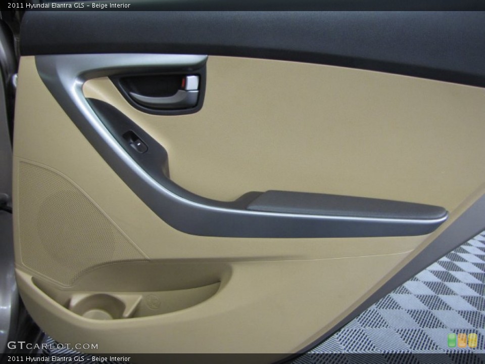 Beige Interior Door Panel for the 2011 Hyundai Elantra GLS #76673997