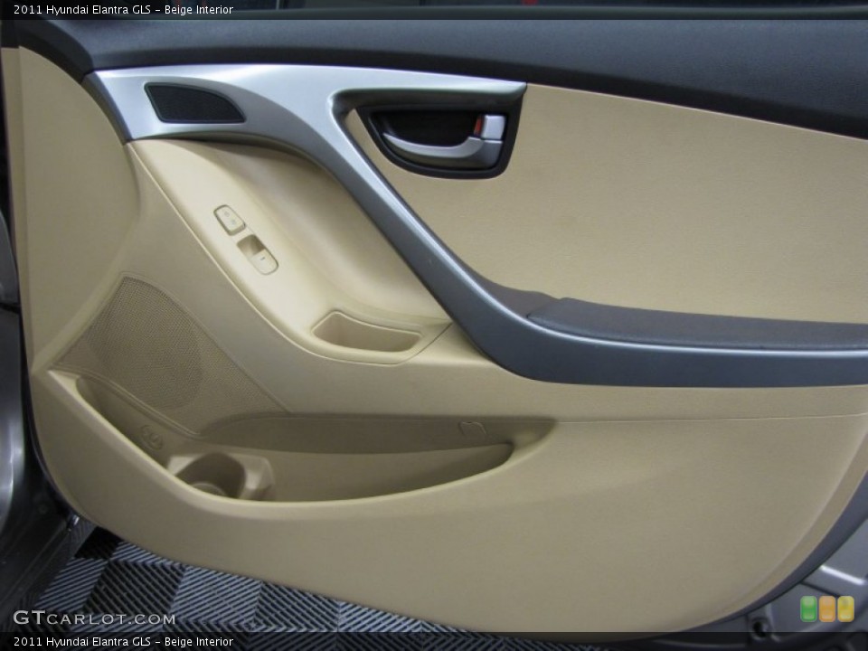 Beige Interior Door Panel for the 2011 Hyundai Elantra GLS #76674009