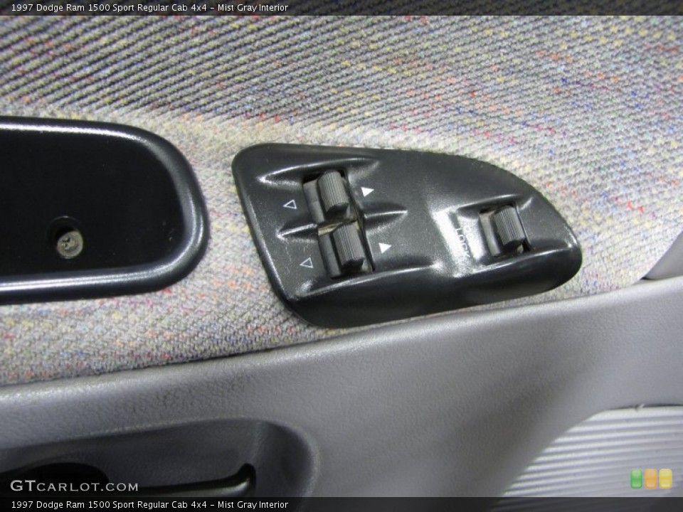 Mist Gray Interior Controls for the 1997 Dodge Ram 1500 Sport Regular Cab 4x4 #76676811