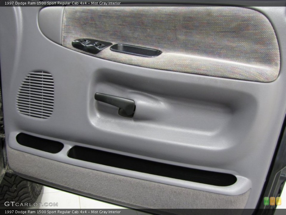 Mist Gray Interior Door Panel for the 1997 Dodge Ram 1500 Sport Regular Cab 4x4 #76676820