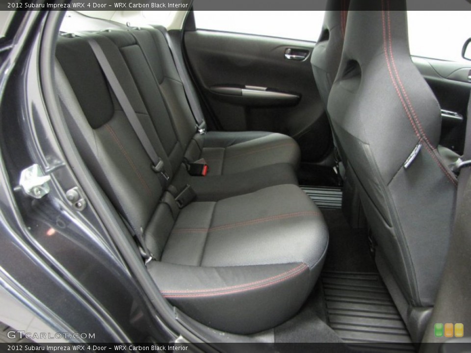 WRX Carbon Black Interior Rear Seat for the 2012 Subaru Impreza WRX 4 Door #76677035