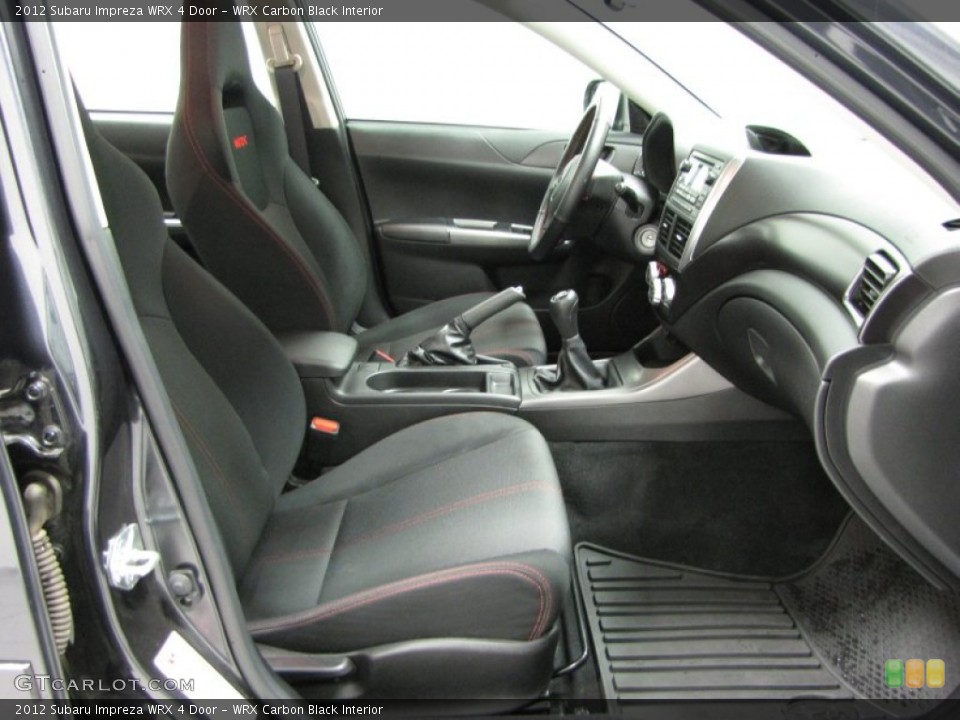 WRX Carbon Black Interior Photo for the 2012 Subaru Impreza WRX 4 Door #76677047