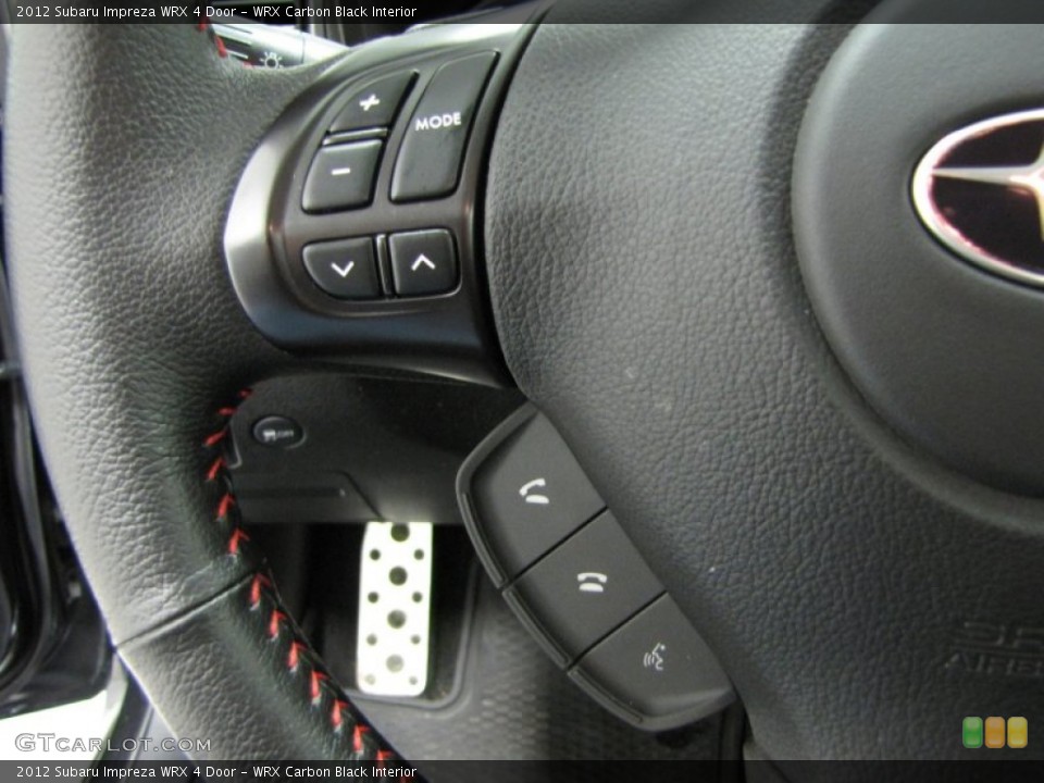 WRX Carbon Black Interior Controls for the 2012 Subaru Impreza WRX 4 Door #76677117