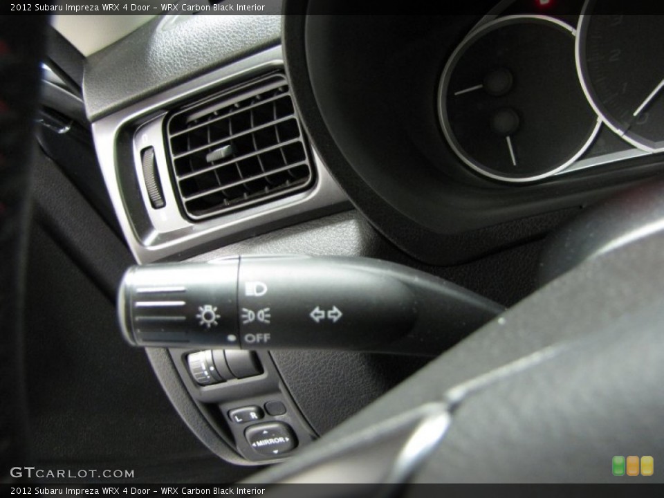 WRX Carbon Black Interior Controls for the 2012 Subaru Impreza WRX 4 Door #76677135