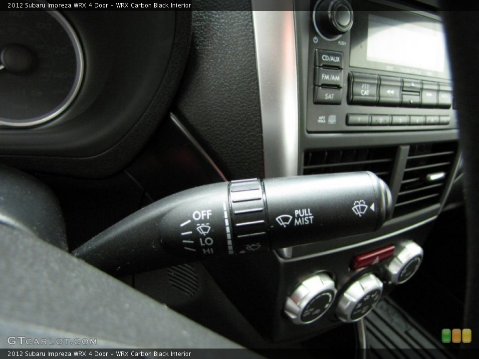 WRX Carbon Black Interior Controls for the 2012 Subaru Impreza WRX 4 Door #76677147