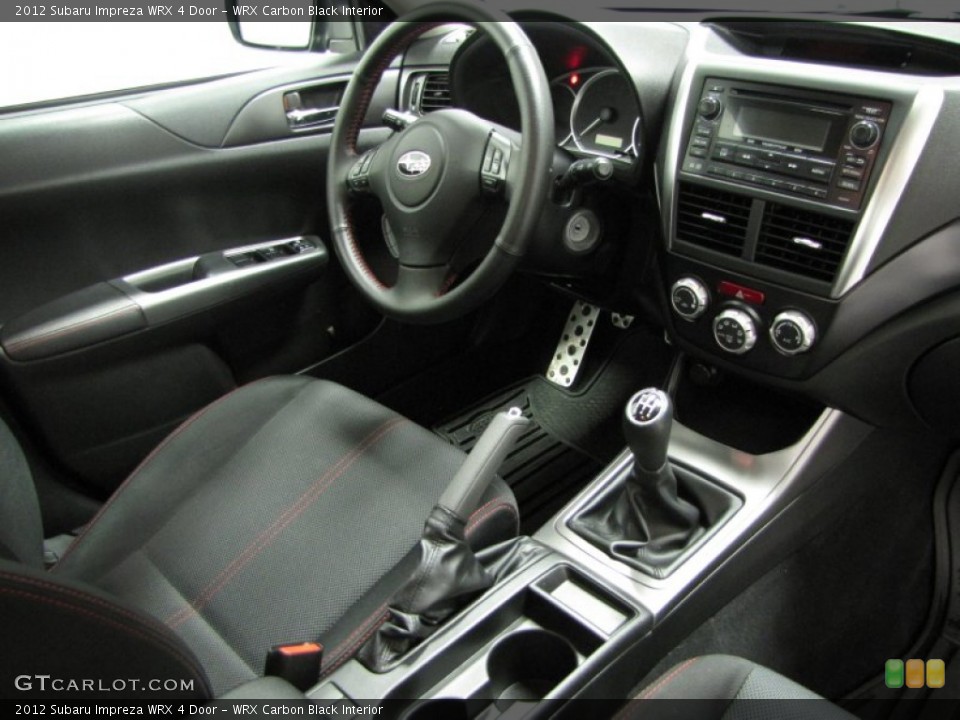 WRX Carbon Black Interior Photo for the 2012 Subaru Impreza WRX 4 Door #76677183