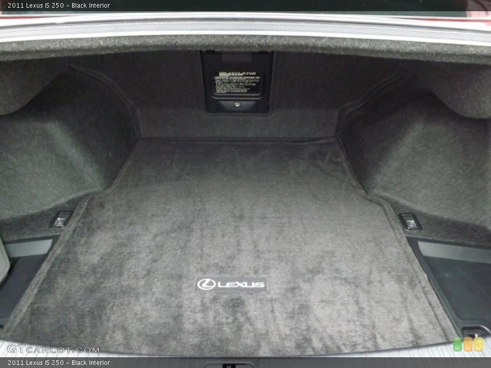 Black Interior Trunk for the 2011 Lexus IS 250 #76679454