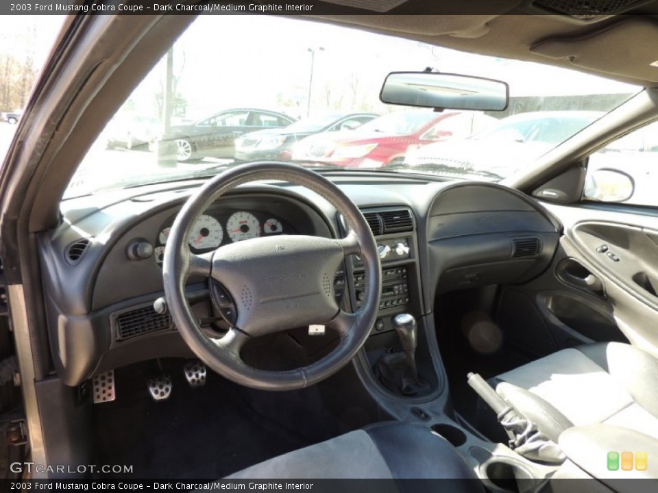 Dark Charcoal/Medium Graphite Interior Prime Interior for the 2003 Ford Mustang Cobra Coupe #76686725