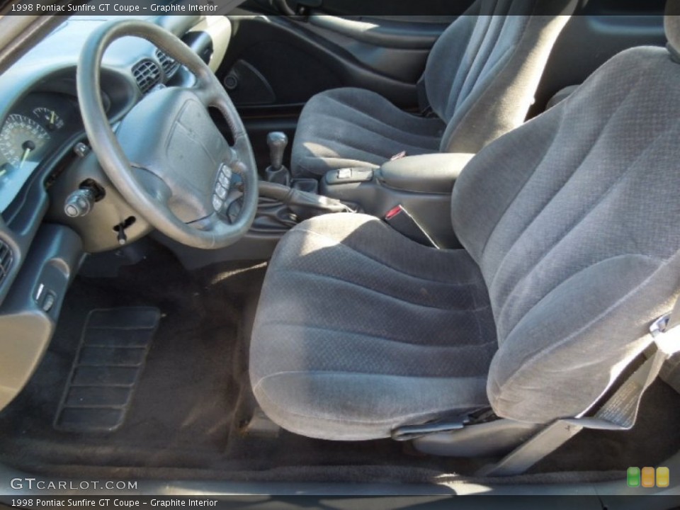 Graphite Interior Photo for the 1998 Pontiac Sunfire GT Coupe #76689476