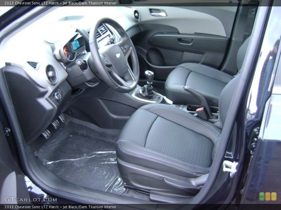 Jet Black/Dark Titanium Interior Photo for the 2013 Chevrolet Sonic LTZ Hatch #76690654