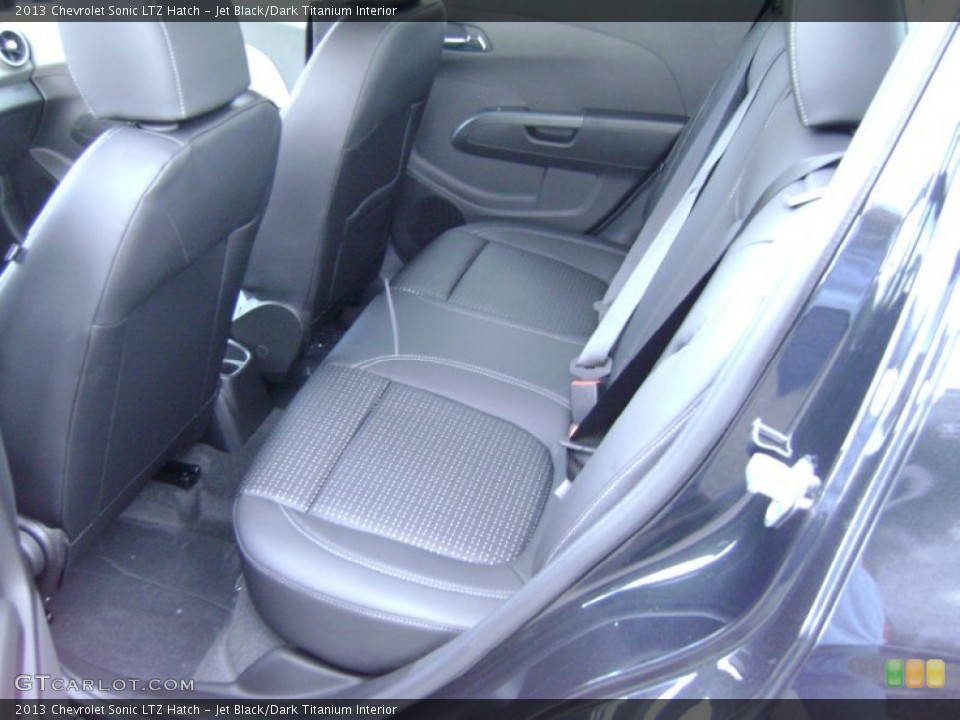 Jet Black/Dark Titanium Interior Rear Seat for the 2013 Chevrolet Sonic LTZ Hatch #76690702