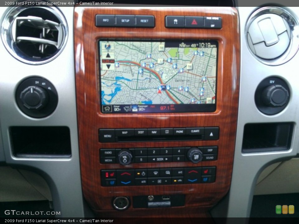 Camel/Tan Interior Navigation for the 2009 Ford F150 Lariat SuperCrew 4x4 #76691602