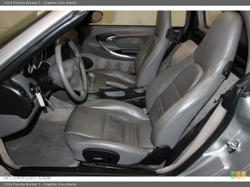 Graphite Grey Interior Front Seat for the 2004 Porsche Boxster S #76692230