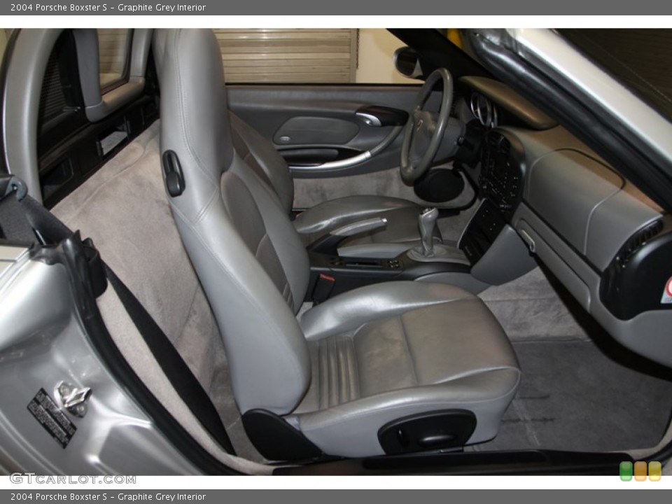 Graphite Grey Interior Front Seat for the 2004 Porsche Boxster S #76692525