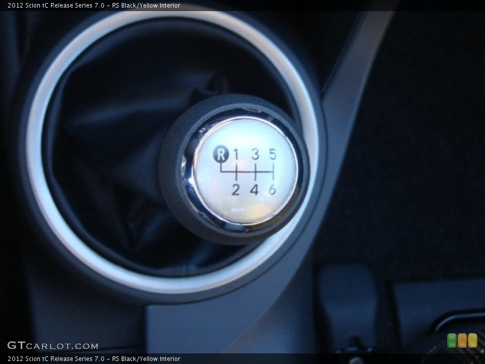 RS Black/Yellow Interior Transmission for the 2012 Scion tC Release Series 7.0 #76693630