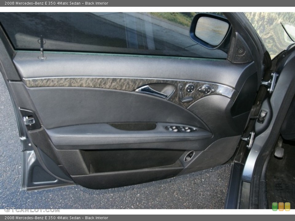 Black Interior Door Panel for the 2008 Mercedes-Benz E 350 4Matic Sedan #76695397