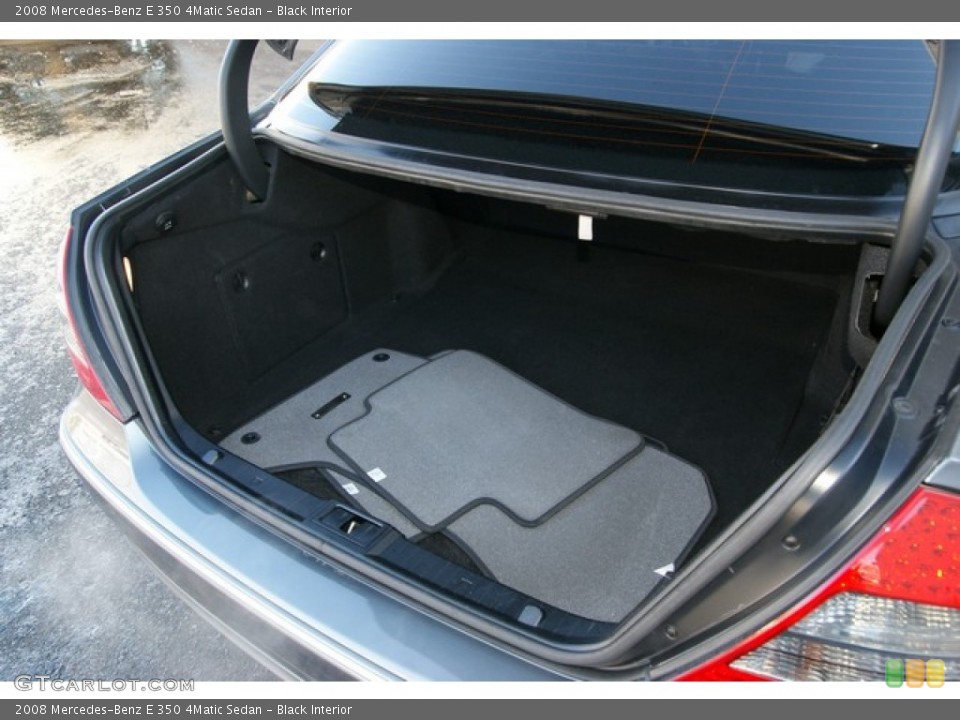 Black Interior Trunk for the 2008 Mercedes-Benz E 350 4Matic Sedan #76695454