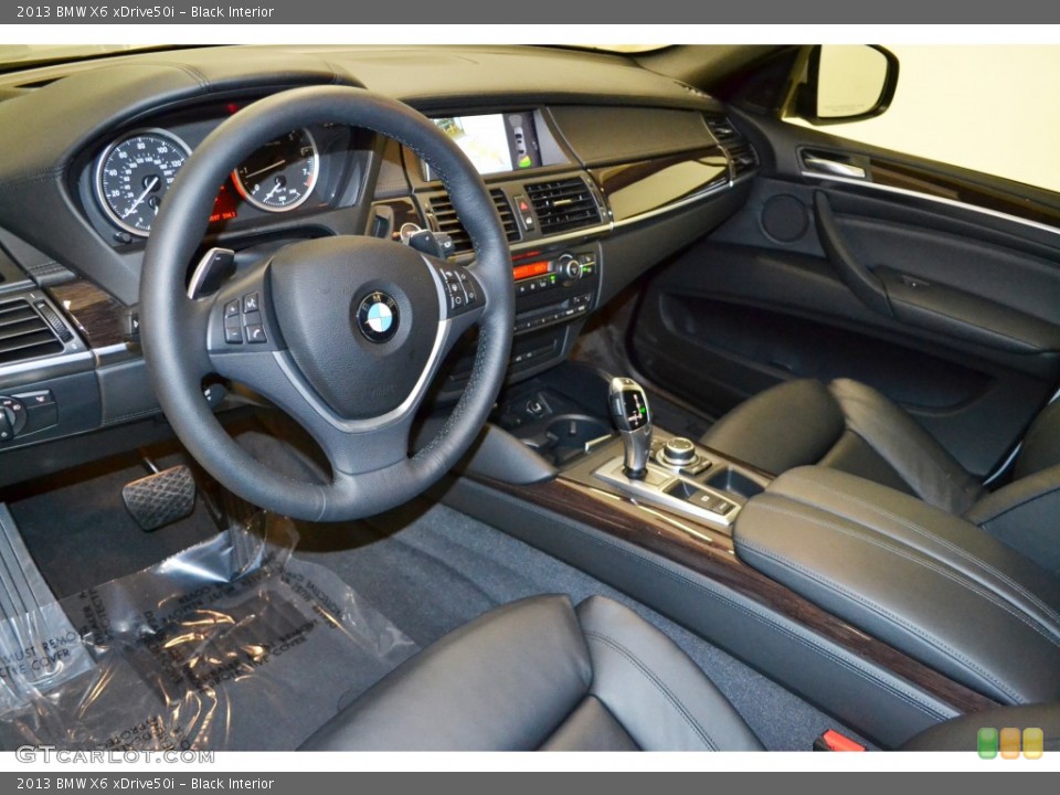 Black Interior Prime Interior for the 2013 BMW X6 xDrive50i #76695574
