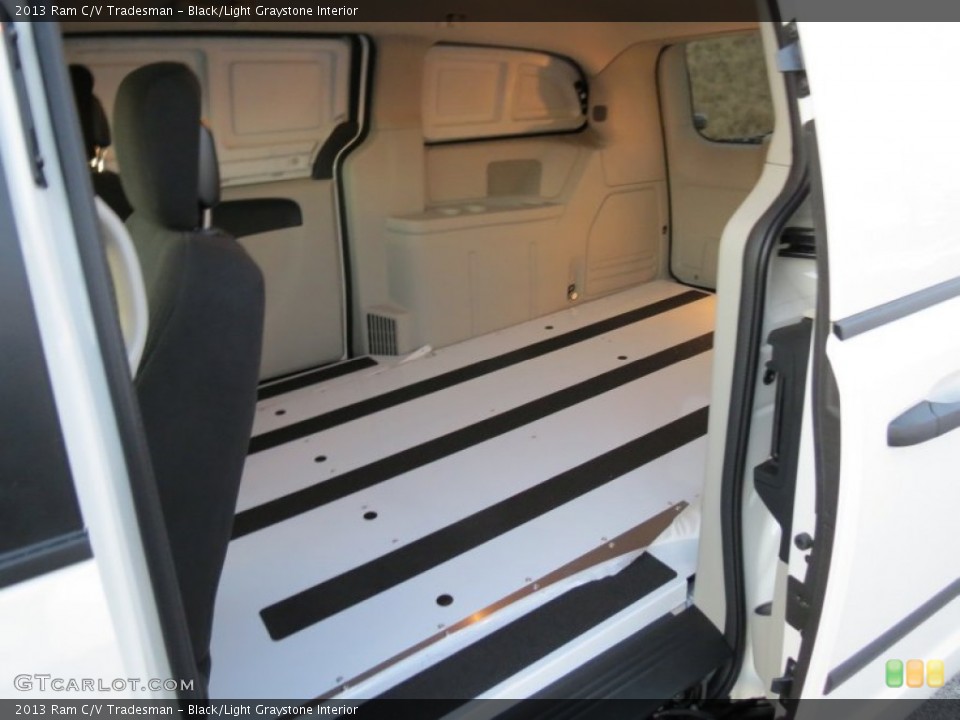Black/Light Graystone Interior Photo for the 2013 Ram C/V Tradesman #76697548